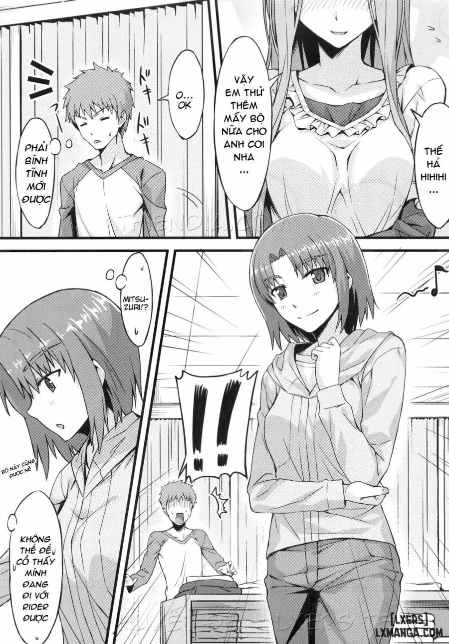 In the Dressing Room with Rider-san 