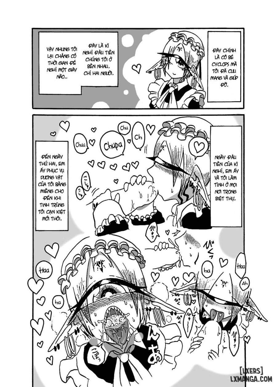 I made a gibberish speaking cyclops girl my maid 