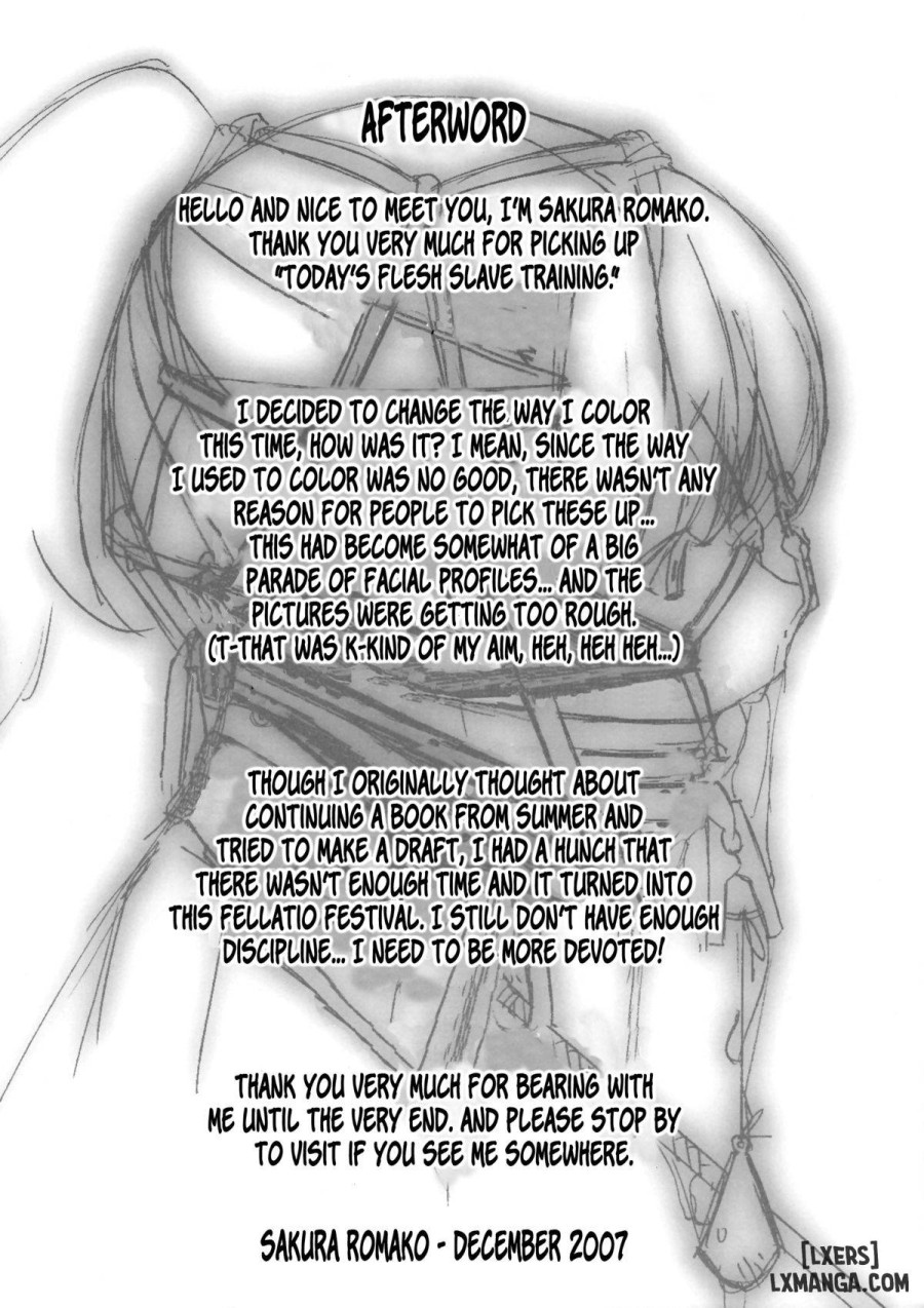 Honjitsu no Nikudorei Choukyou 