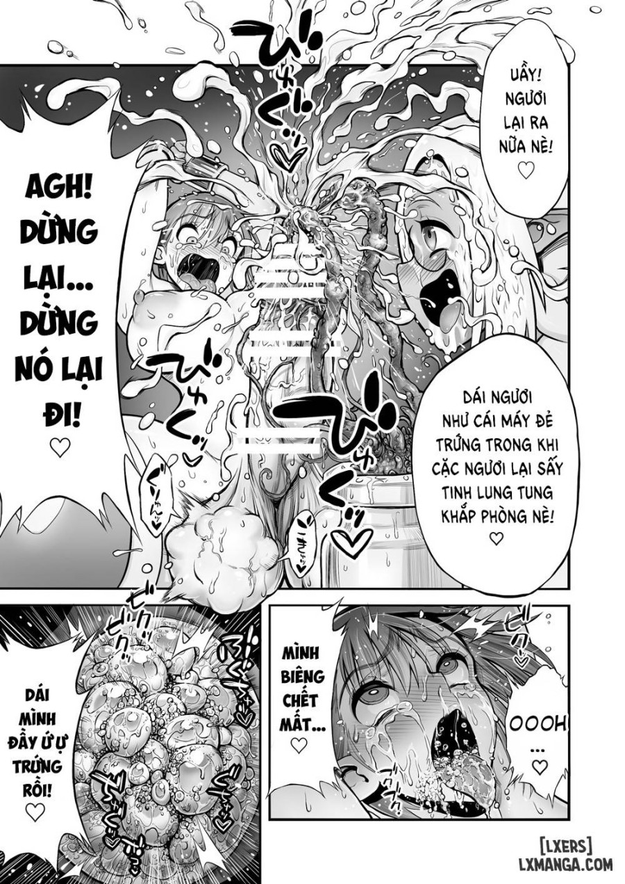 Futanari Chinpo ni Shokushu Sanran 