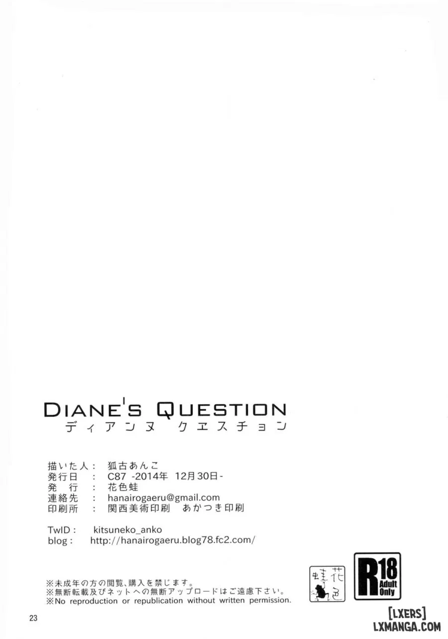 Diane's Question 
