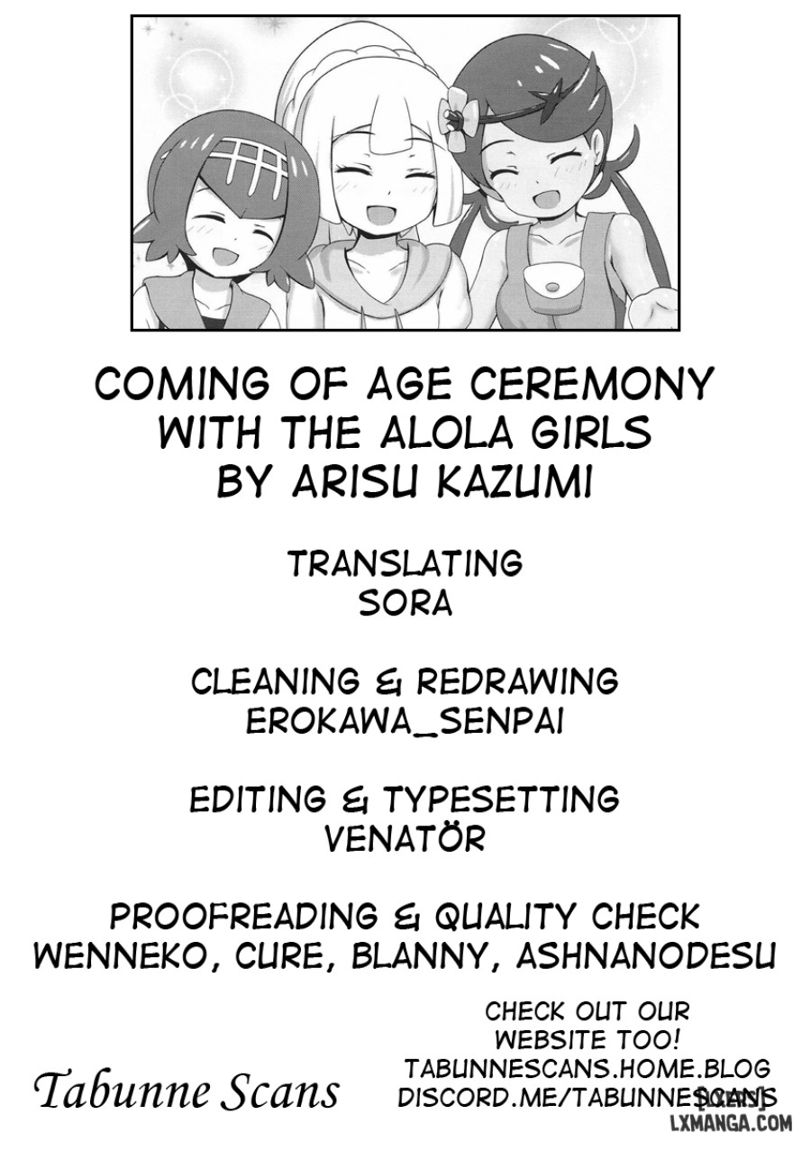 Coming Of Age Ceremony with the Alola Girls 