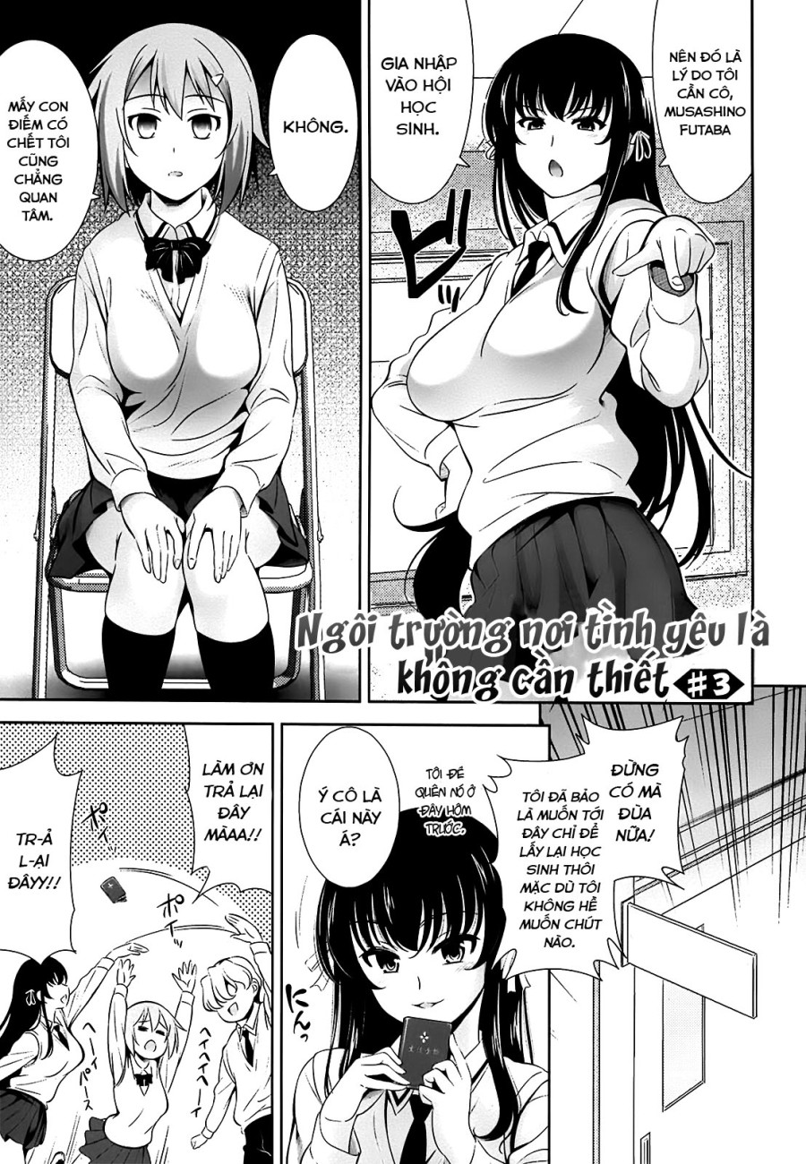 Ngôi trường nơi mà tình yêu là không cần thiết [Renai Fuyou Gakuha; A School Where Love is Unnecessary; 恋愛不要学派] 