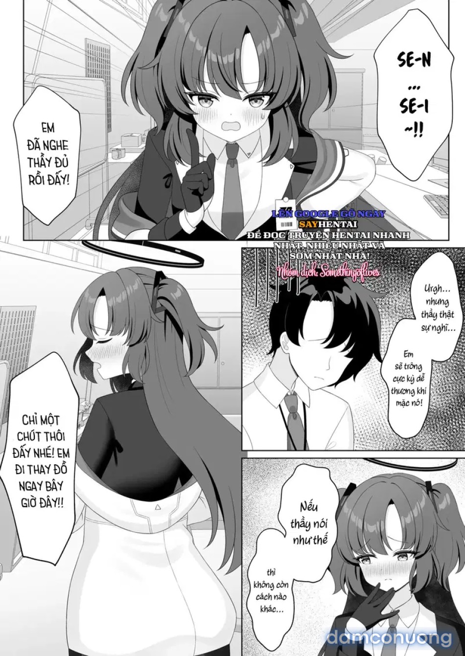 Sensei! Sao lại có cái đồ lót trông mờ ám thế này! 