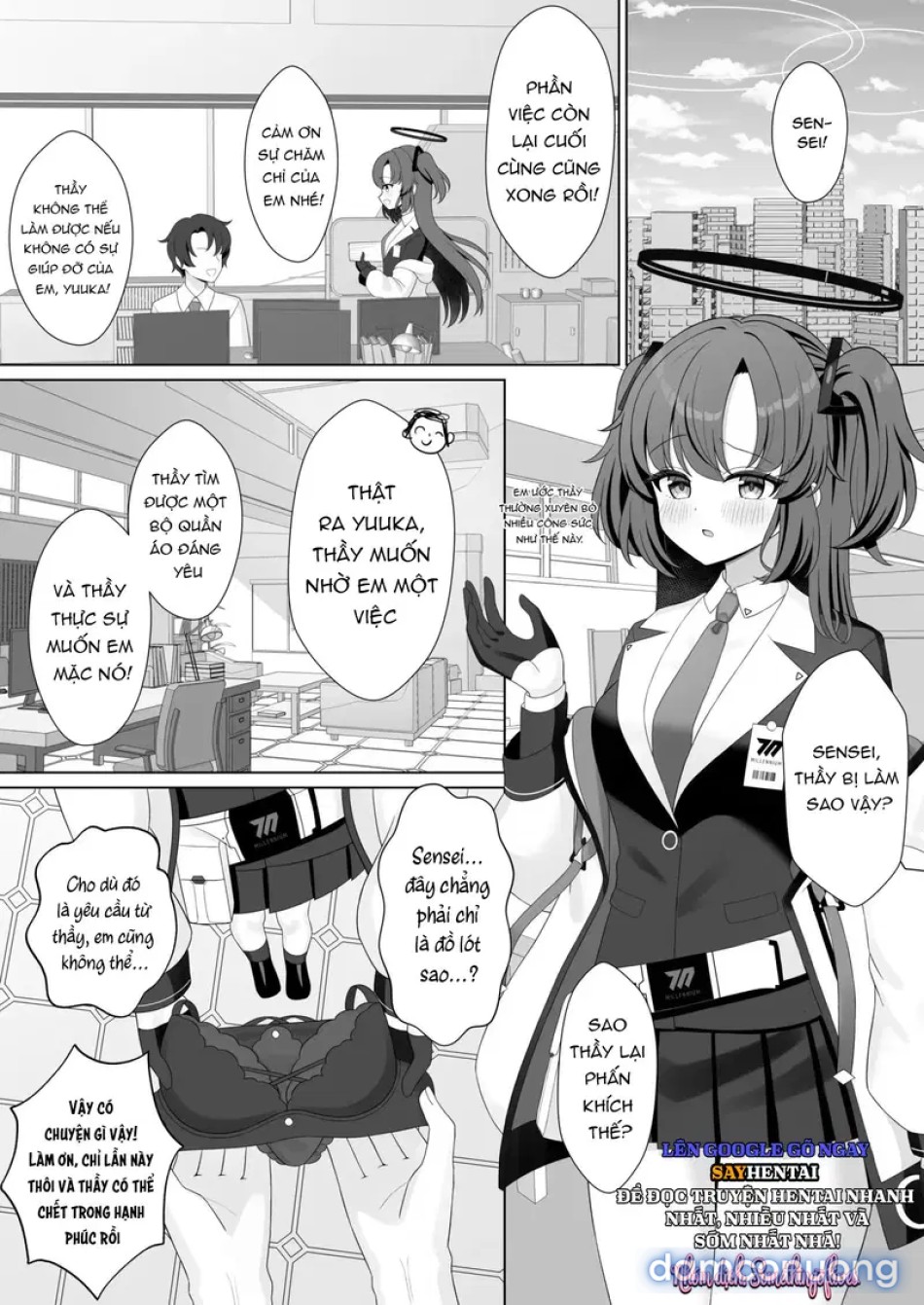 Sensei! Sao lại có cái đồ lót trông mờ ám thế này! 