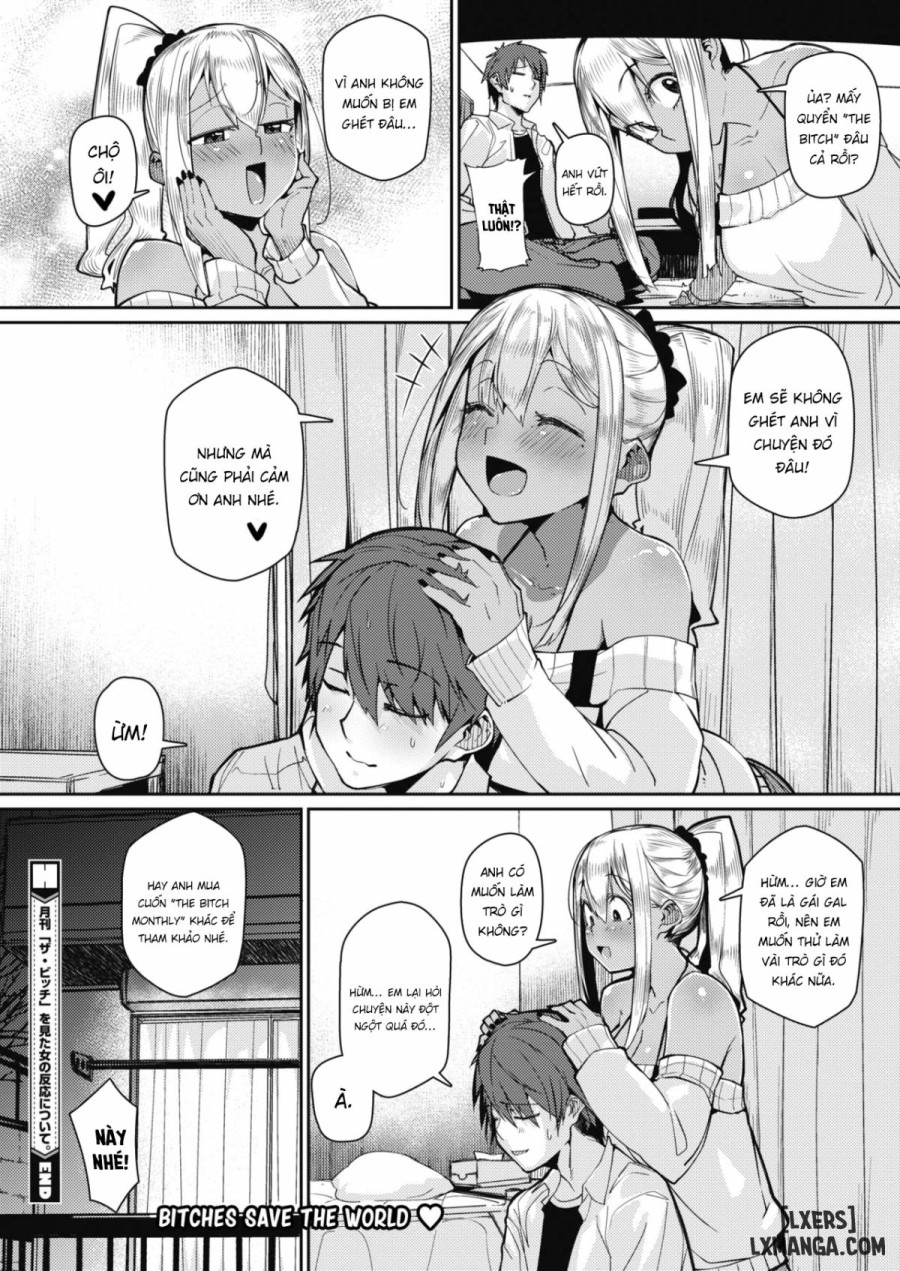 About the Reaction of the Girl Who Saw The Bitch Monthly 