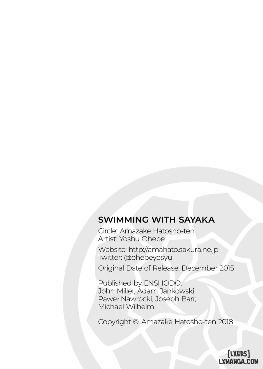 Swimming with Sayaka 