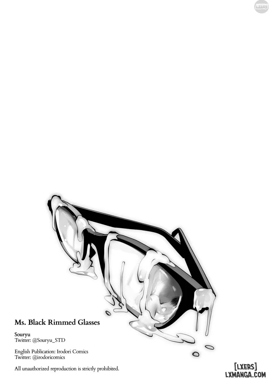 Ms. Black Rimmed Glasses 