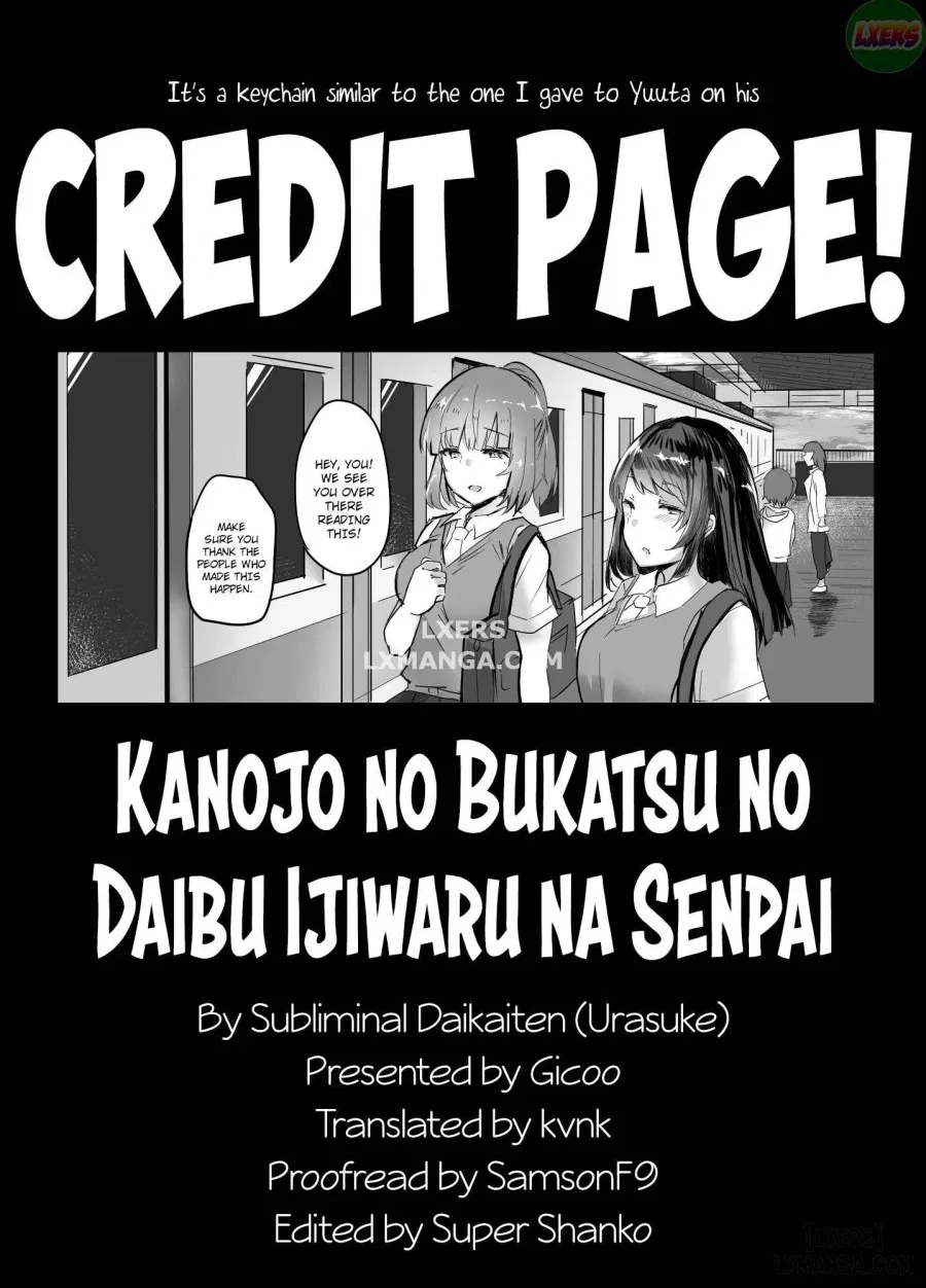 Kanojo no Bukatsu no Daibu Ijiwaru na Senpai 