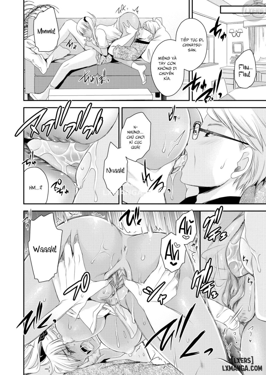 A Tanned Kogal Who's Into Her Friend's Dad 