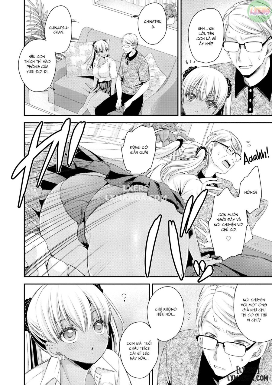 A Tanned Kogal Who's Into Her Friend's Dad 