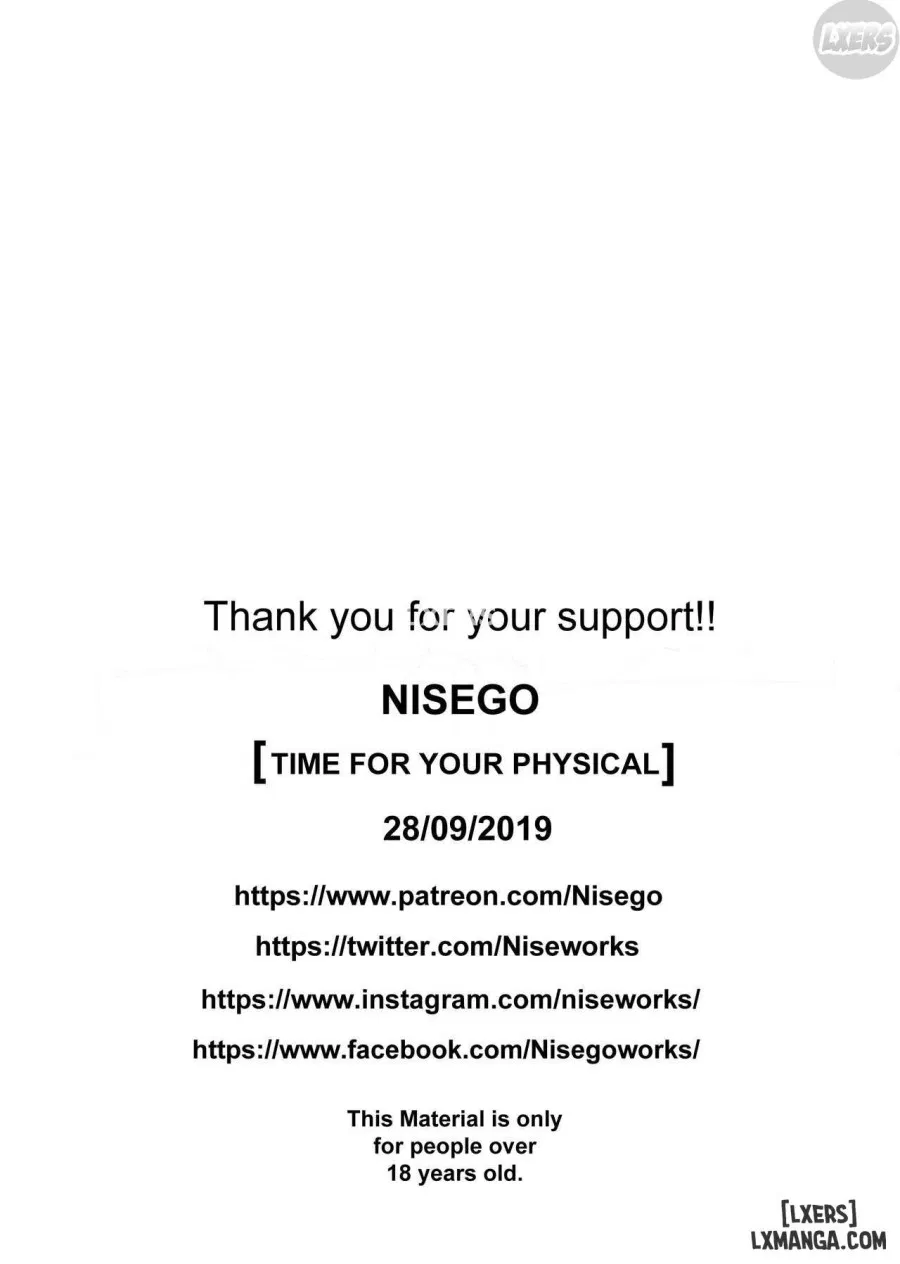 Time for your Physical 