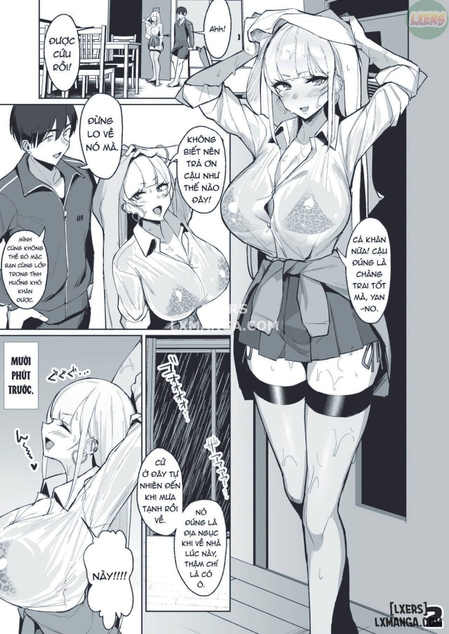 Waiting Out the Rain Balls Deep in a Sexy High School Gyaru 
