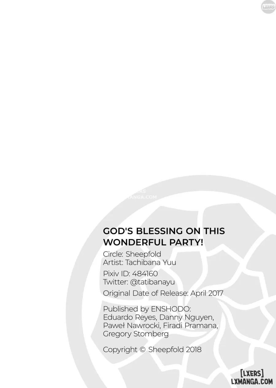 Gods Blessing on this Wonderful Party 
