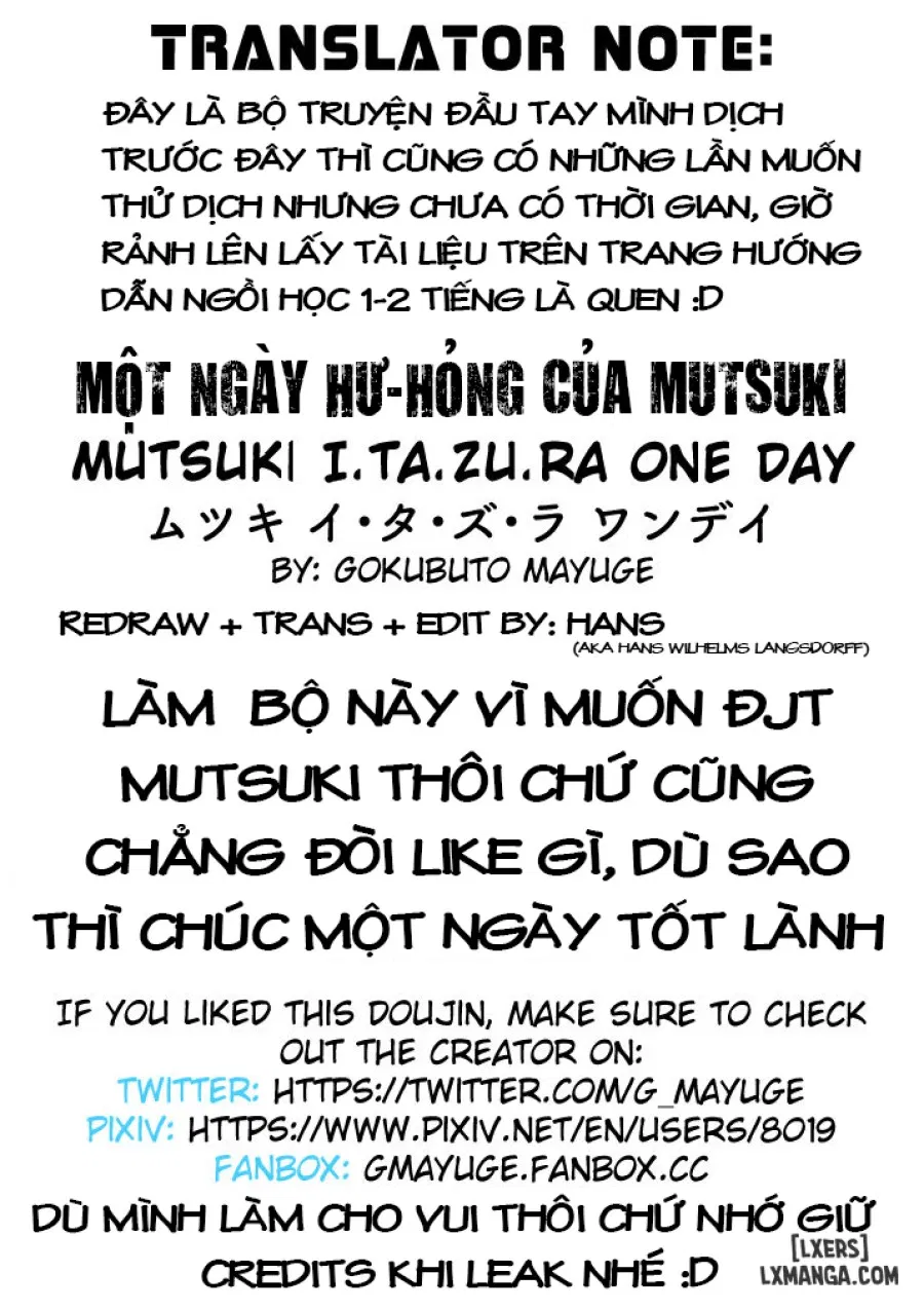 Mutsuki Itazura One Day 