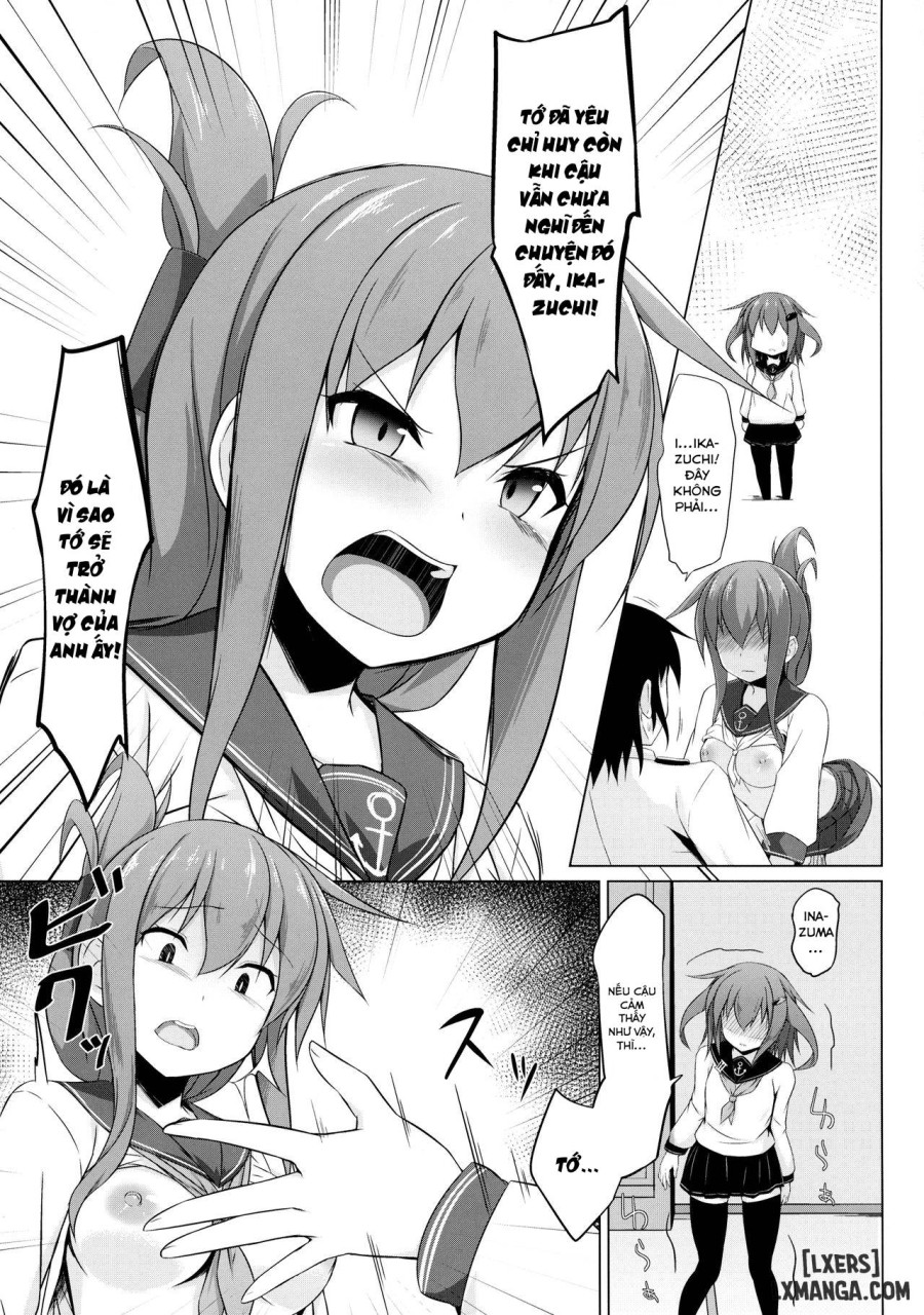 Ikazuchi and Inazuma Wants the Admiral's Babies 