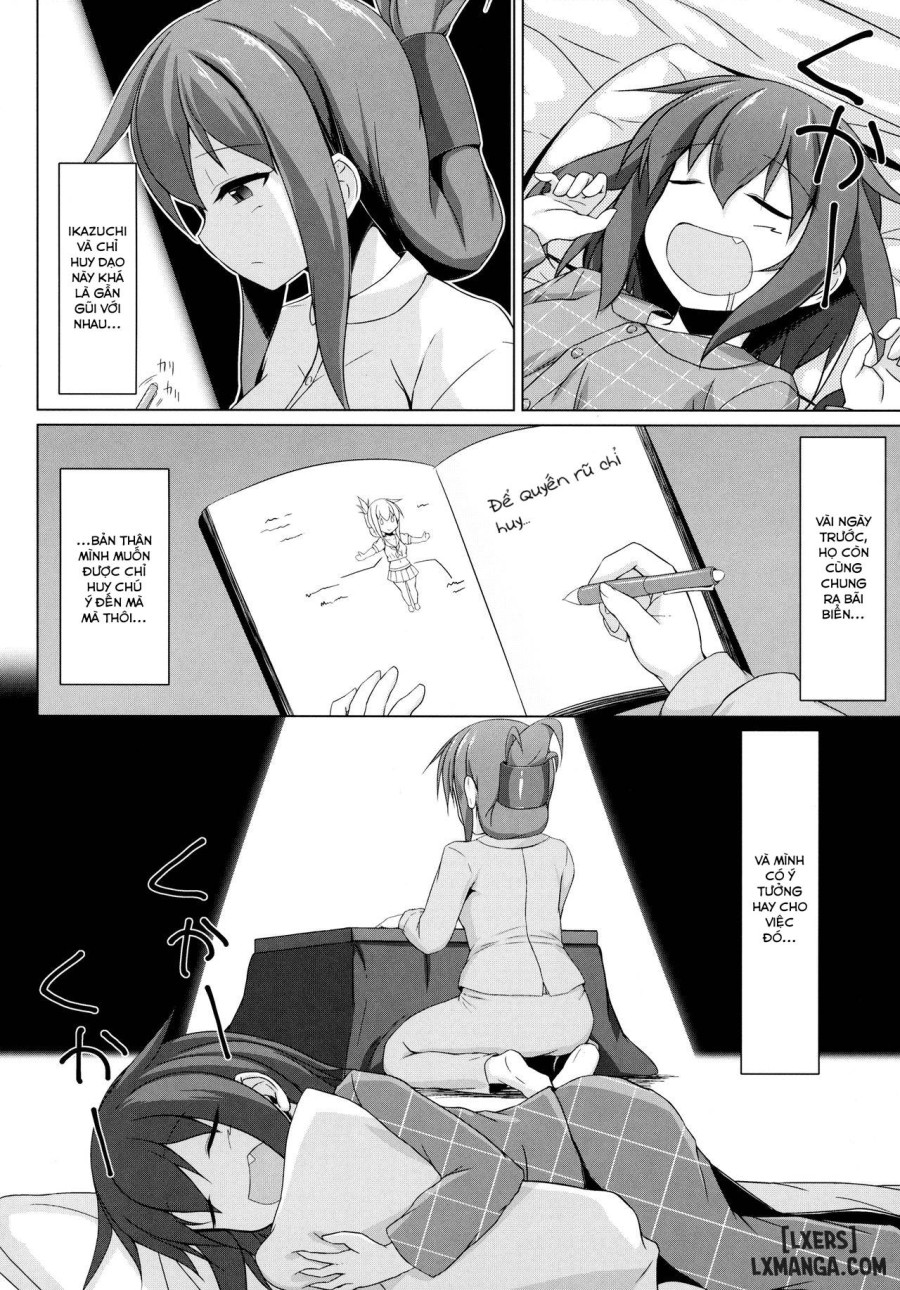 Ikazuchi and Inazuma Wants the Admiral's Babies 