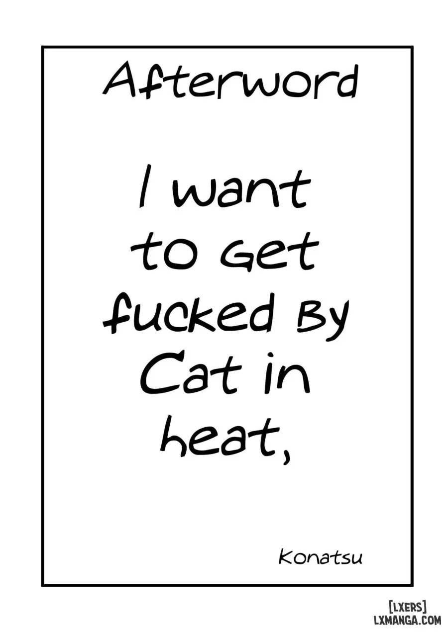 Hatsujou Cat ni Geki Shiborare 