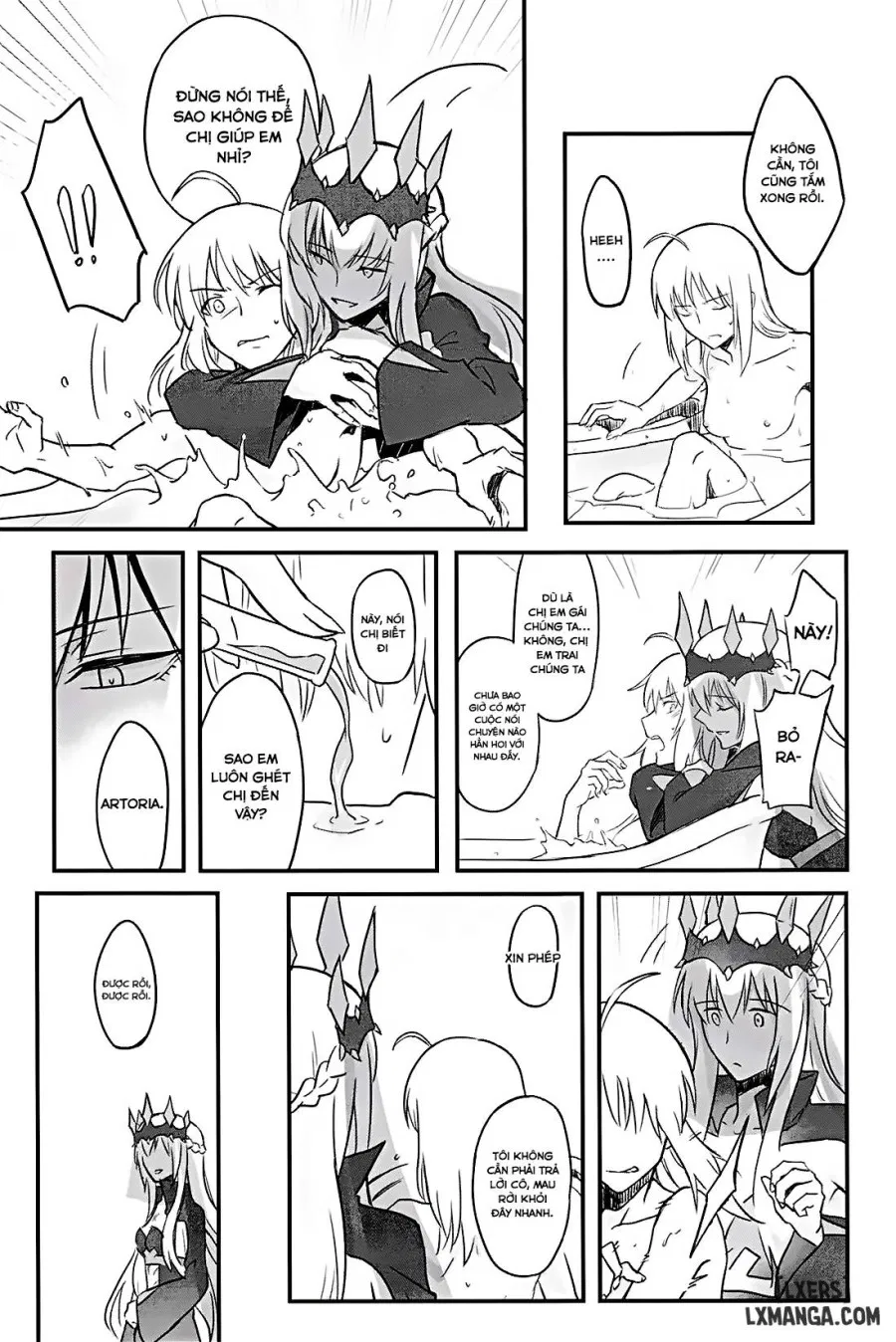 Fate Fanbook #1 Artoria x Morgan 