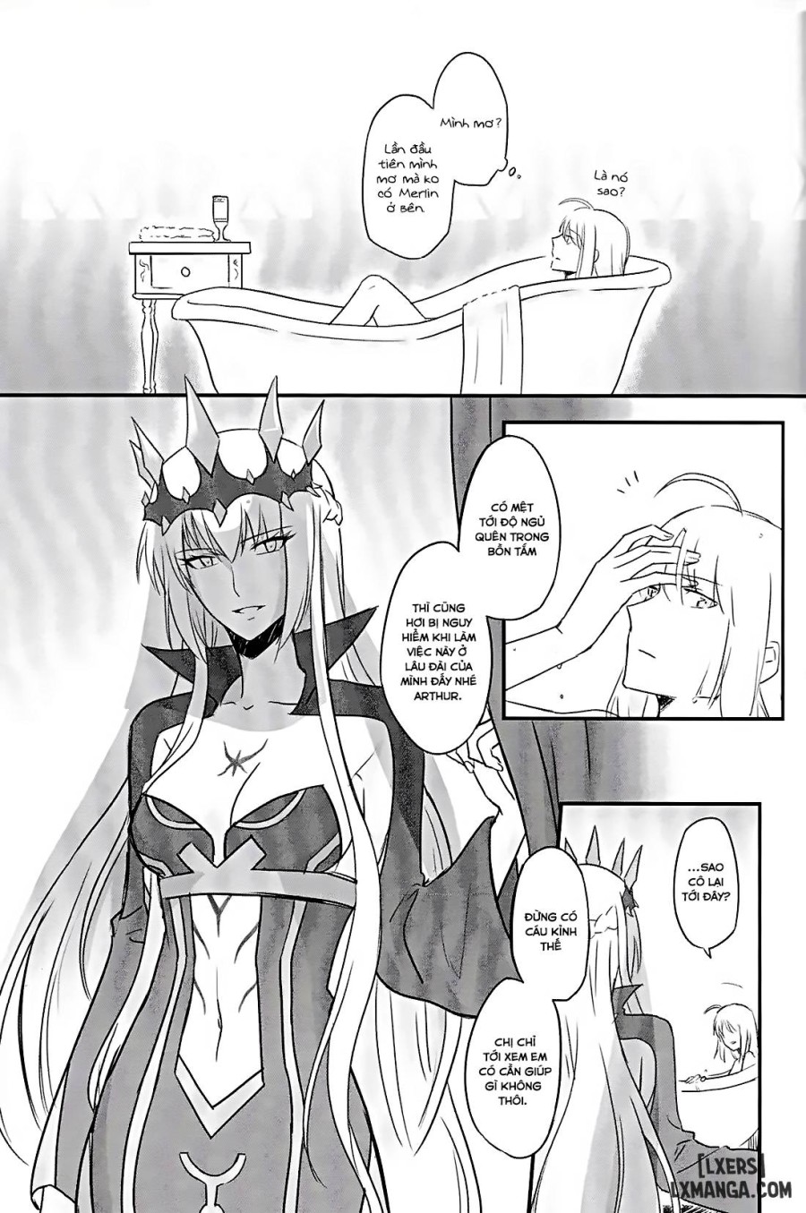 Fate Fanbook #1 Artoria x Morgan 