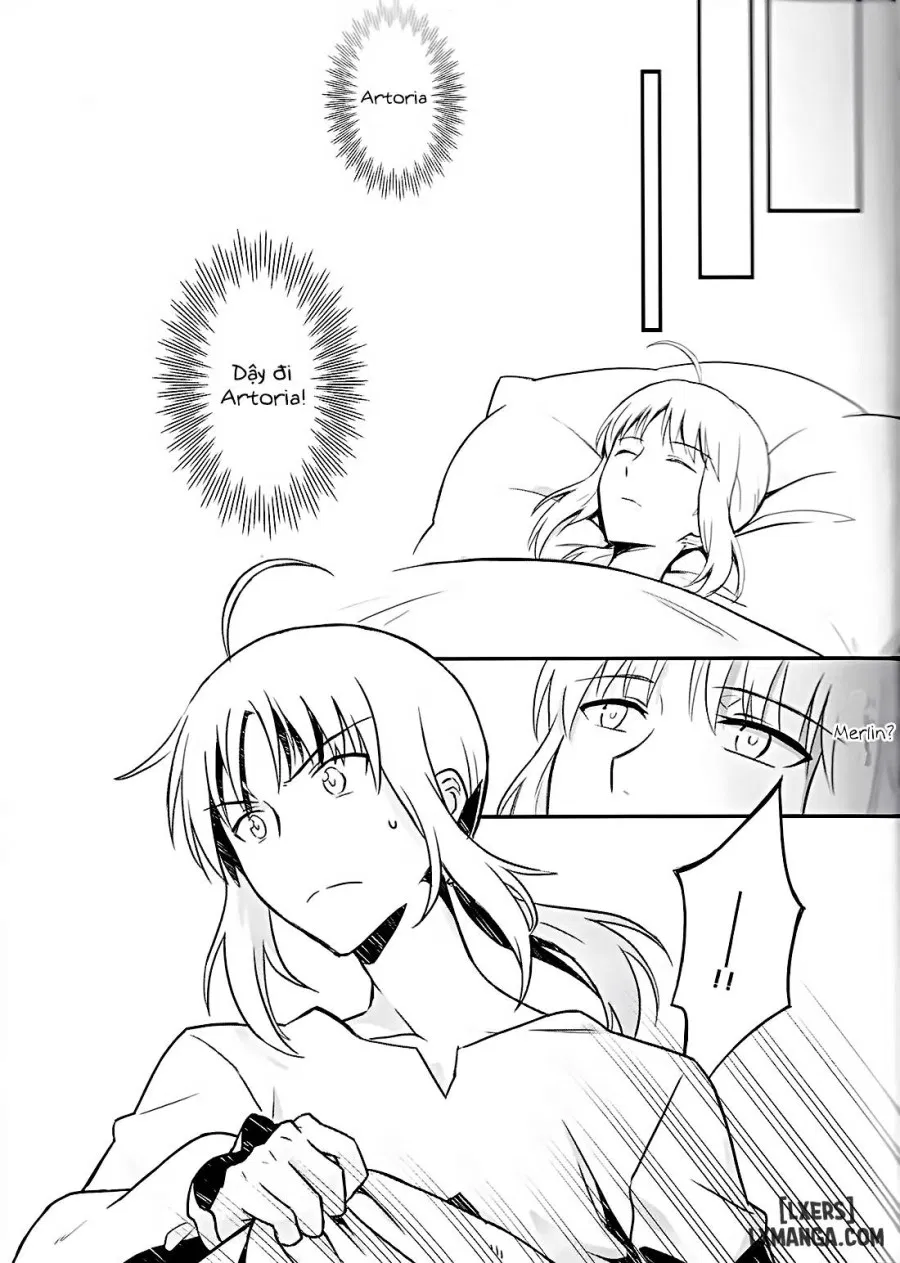 Fate Fanbook #1 Artoria x Morgan 
