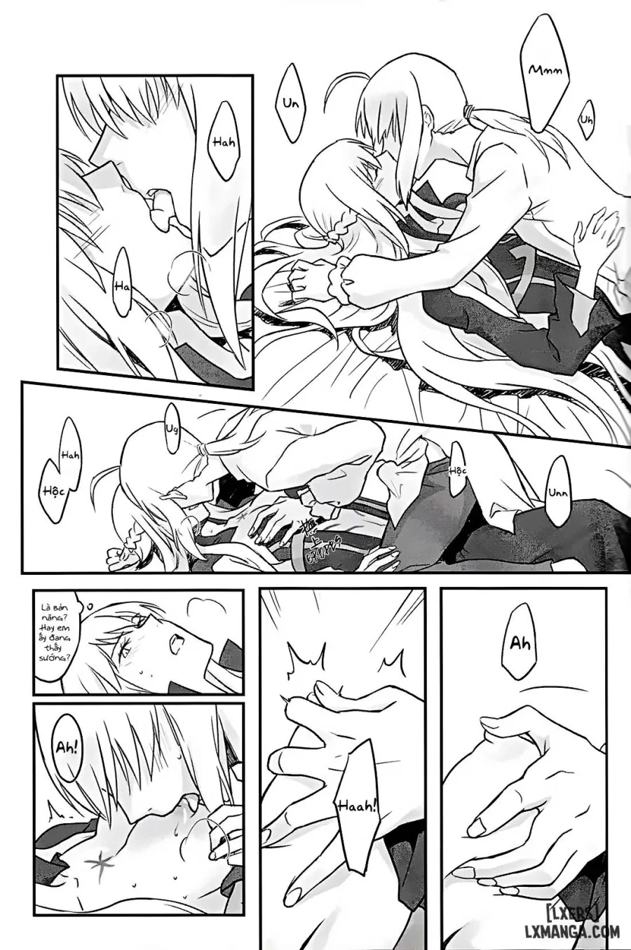 Fate Fanbook #1 Artoria x Morgan 