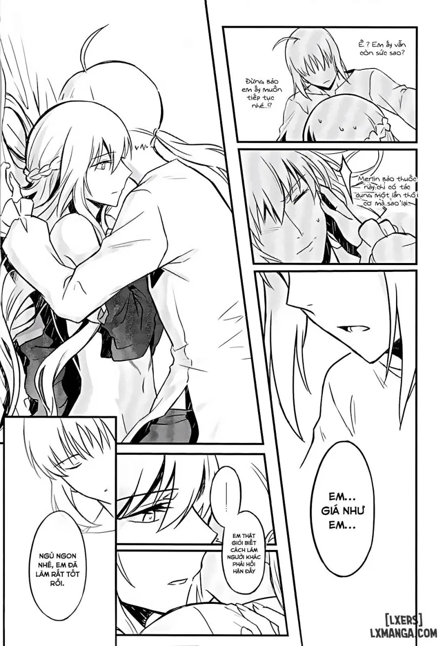 Fate Fanbook #1 Artoria x Morgan 
