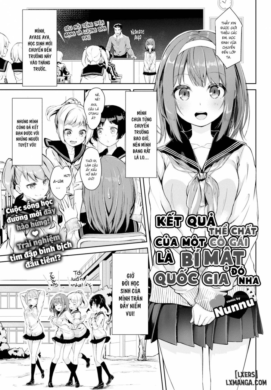 A Girl's Physical Results are Top Secret 