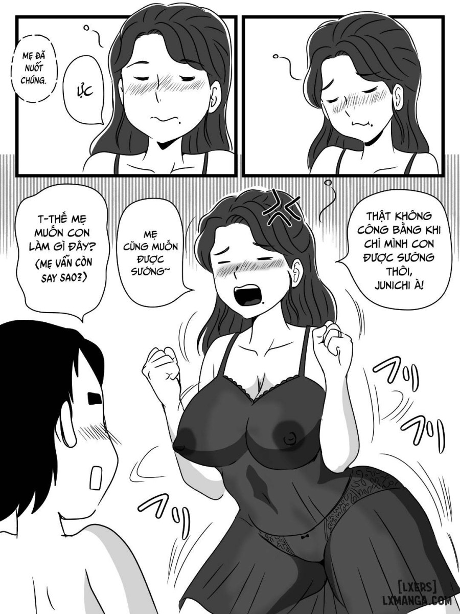 Beer o Nomu to Inran ni Naru Kaa-san to Yareta Hanashi 