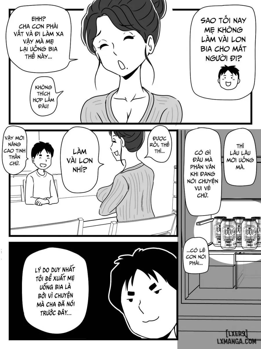Beer o Nomu to Inran ni Naru Kaa-san to Yareta Hanashi 