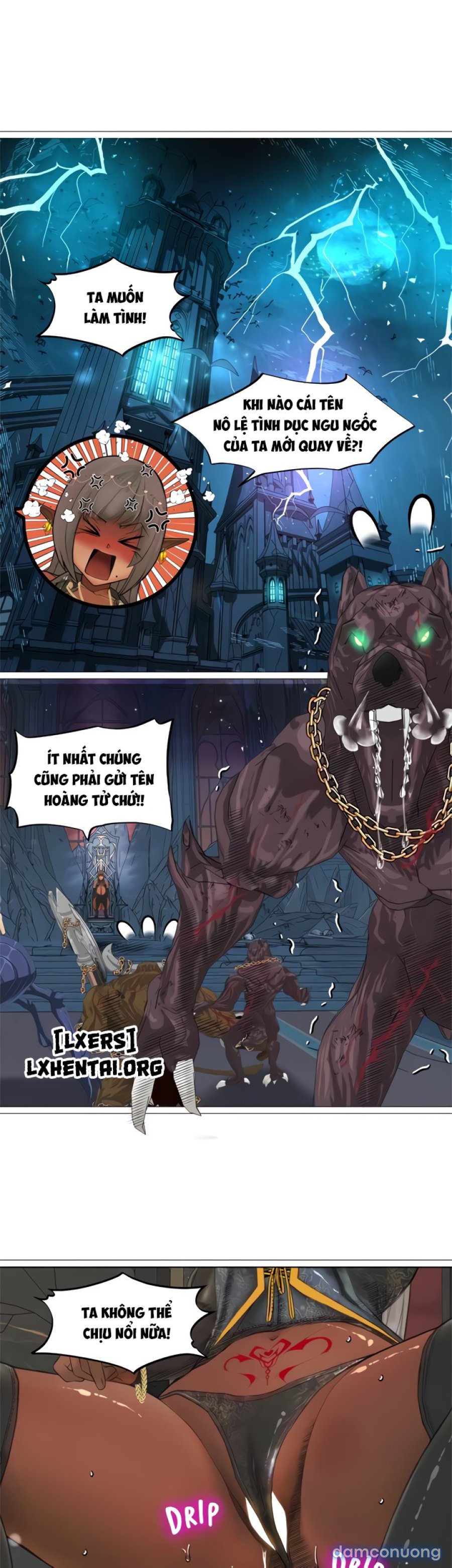 Nữ Hoàng Dark Elf Và Nô Lệ Orc 
