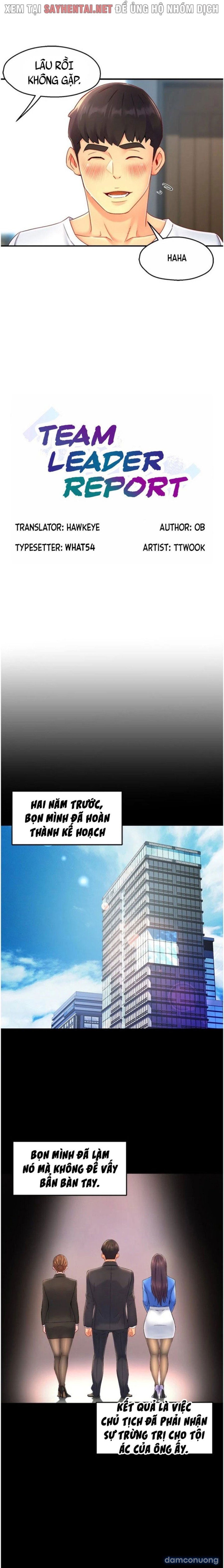 Báo Cáo Trưởng Nhóm 