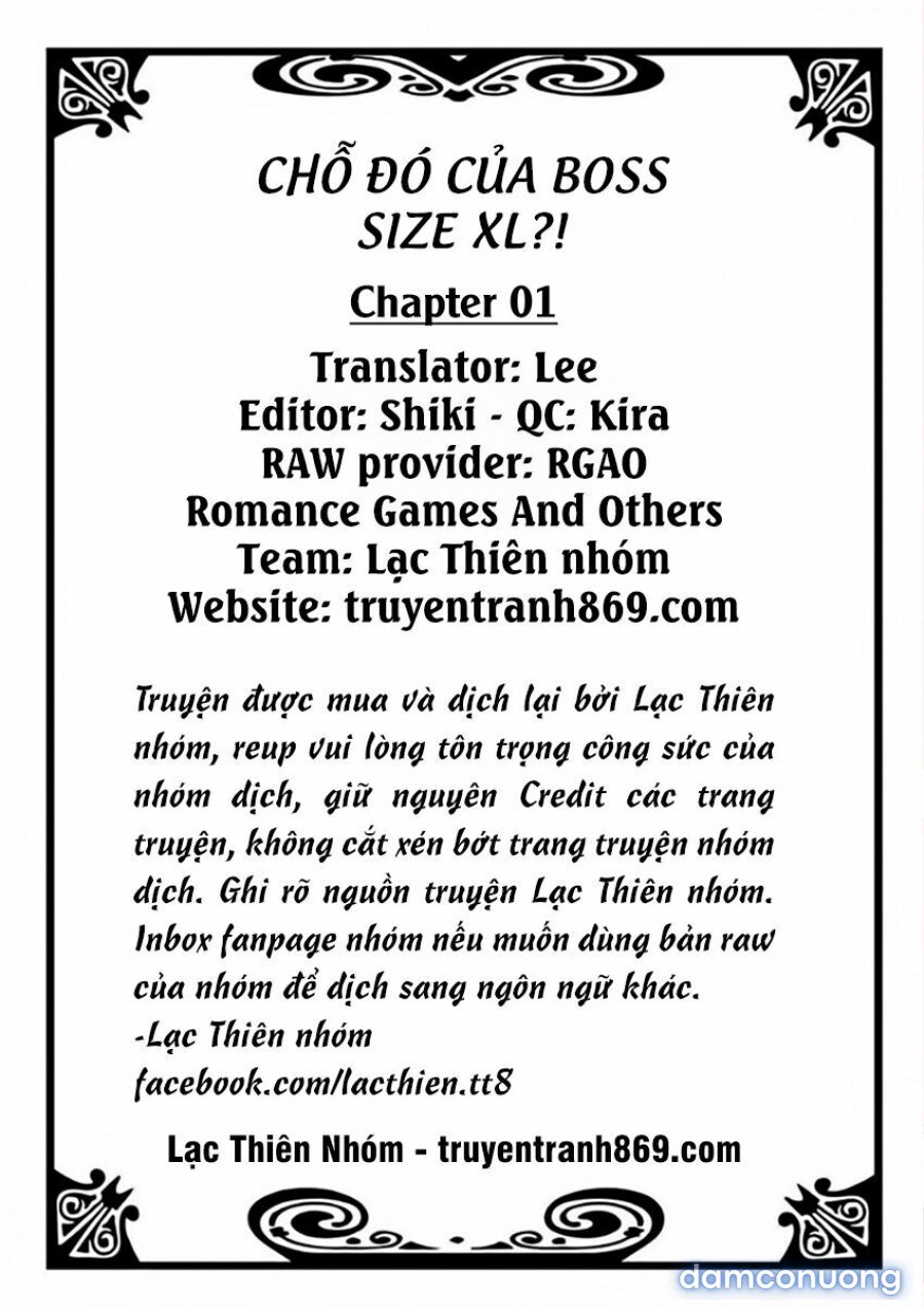 Chỗ Đó Của Boss Size XL!? 